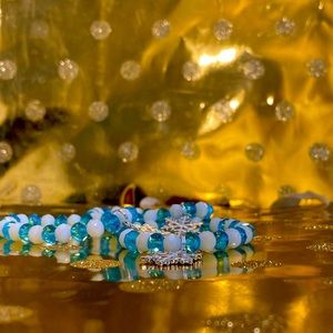Snowflake winter bracelets